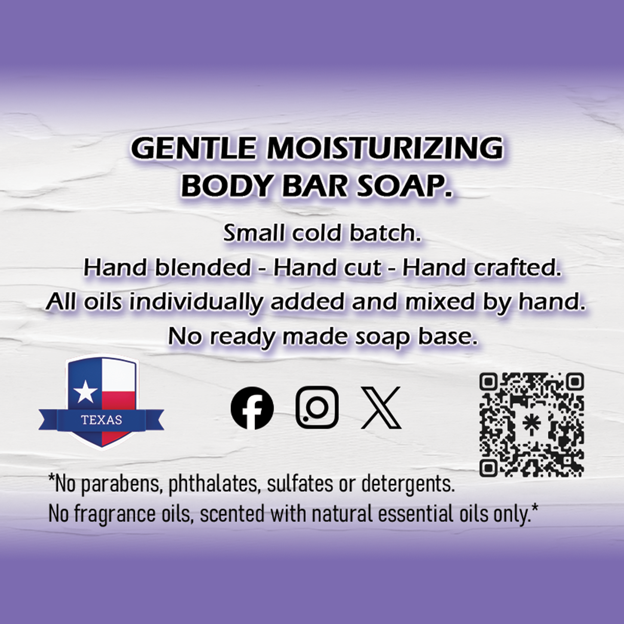 LAVENDER w/ Lemon Goat Milk Soap Bar