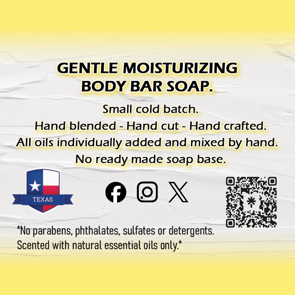 LEMON w/ Basil Goat Milk Soap Bar