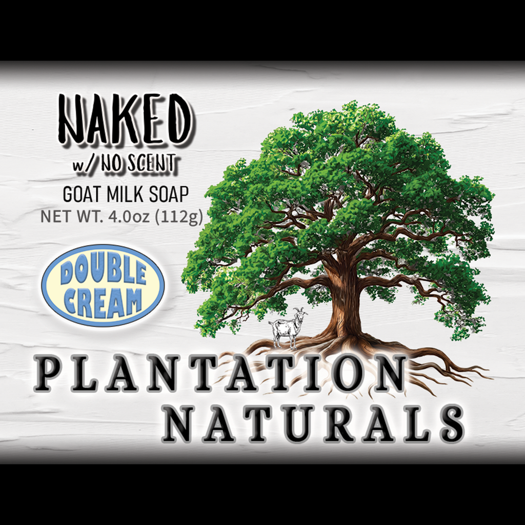 NAKED w/ No Scent Goat Milk Soap Bar