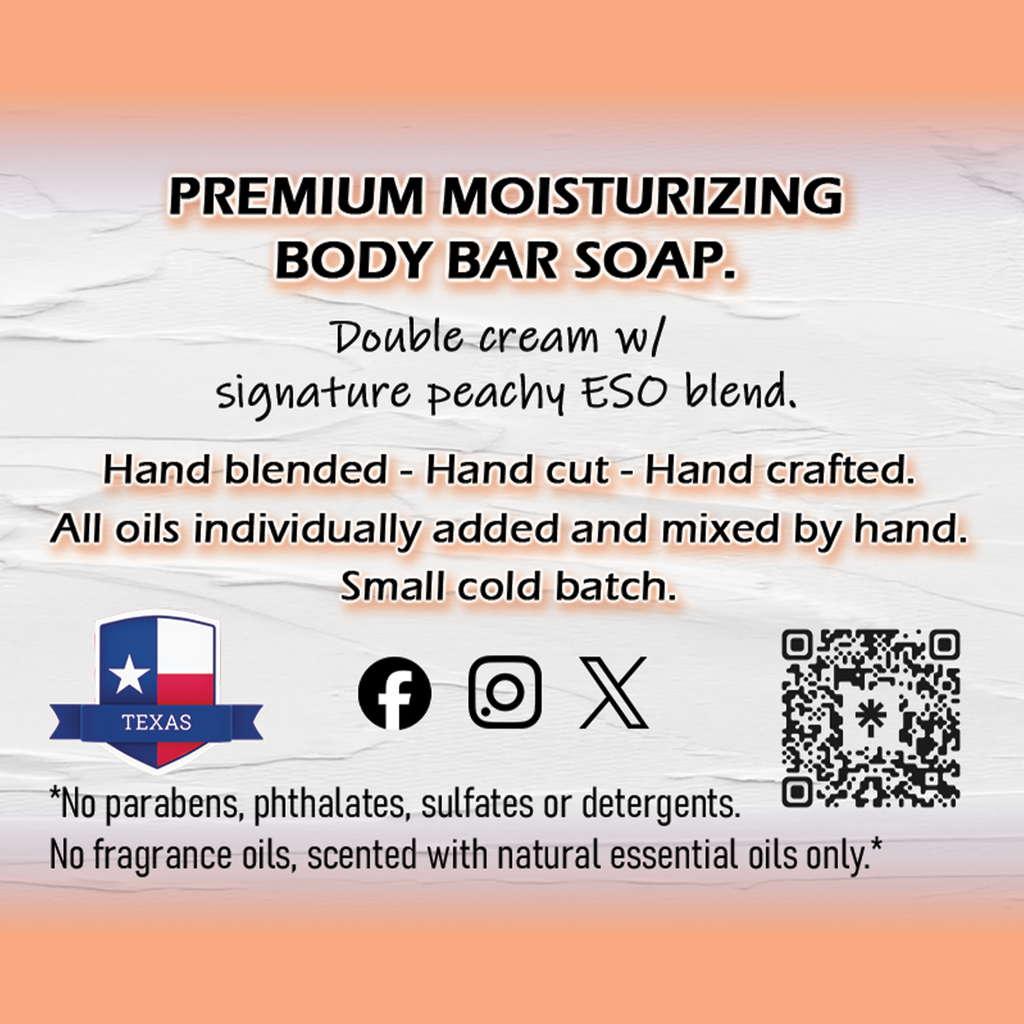 PEACHY CREAM Milk Soap Bar