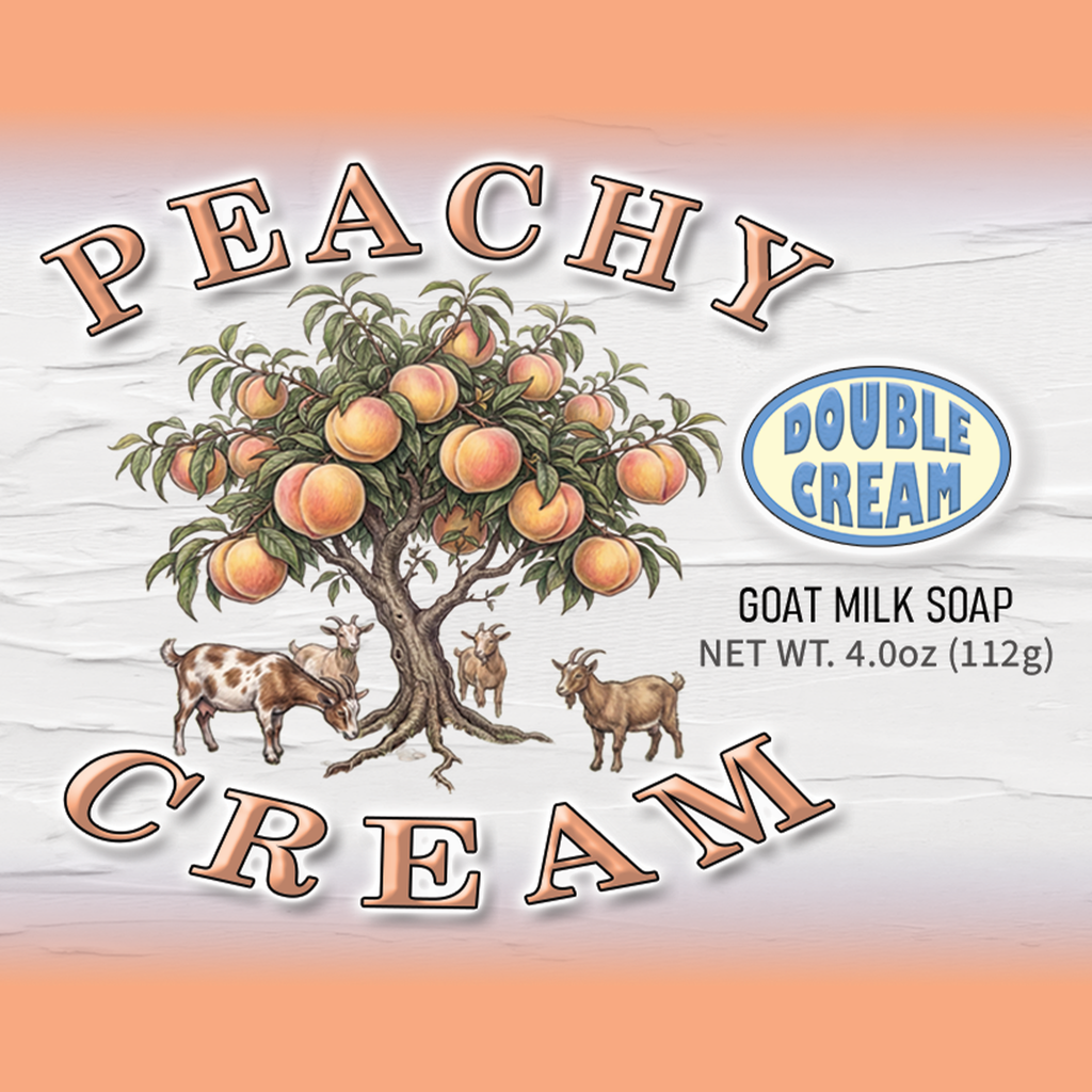 PEACHY CREAM Milk Soap Bar